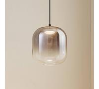 Lucande Lampada a sospensione Avelina, Ø 14 cm, a 1 luce, nero LUCANDE