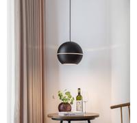 Lucande lampada a sospensione Calantha, nero, alluminio, Ø 30 cm LUCANDE