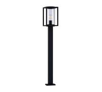 Lucande Lampada da esterni dimmerabile (Moderno) colore Nero, in Alluminio lampioncino paletto luminoso lampada viale lampione