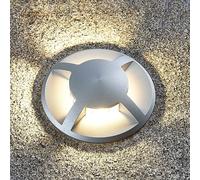 Lucande lampada da incasso a pavimento Milara, a 4 luci, 9 cm, IP67, GU10 LUCANDE