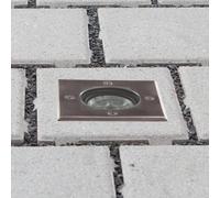 Lucande Lampada da incasso per pavimento a LED Ava, 12 cm x 12 cm, IP67 9616026