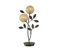 Lampada da tavolo 'Evory' colore Nero, in Metallo ad es. Soggiorno & Sala da pranzo (2 luci, G9) di Lucande | lampada da tavolo stile fiorentino