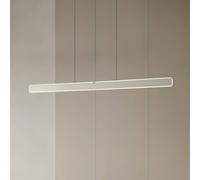 Lucande Lampada LED a sospensione Arvon, colore alluminio, 117 cm, dimmerabile, LUCANDE