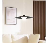 Lucande lampada LED a sospensione Foco, nero, metallo, Ø 50 cm LUCANDE