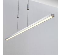 lampada a sospensione 'Myron' dimmerabile (Moderno) colore Grigio, in Alluminio ad es. Soggiorno & Sala da pranzo (1 luce, lampadina inclusa) di Lucande | Lampada a sospensione, lampada, lampadine
