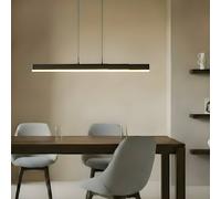 Lucande Lampada LED a sospensione Torven, nera, CCT, estensibile LUCANDE