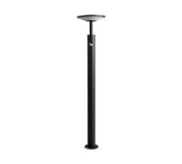 Lampada LED da esterni 'Fenia' con sensore di movimento (Moderno) colore Nero, in Alluminio, lampadina inclusa) di Lucande | lampioncino, paletto luminoso, lampada da viale, lampione