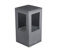 Lucande Lampada LED da esterni (Moderno) colore Nero, in Alluminio lampadina inclusa lampioncino paletto luminoso lampada viale lampione