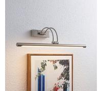 Lucande lampada LED per quadri Dimitrij, nichel, metallo, 54 cm LUCANDE