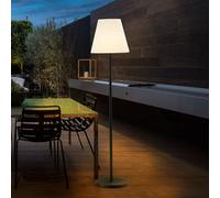 Lucande Lampada per terrazza Jaimy, nero, alluminio, 150 cm LUCANDE