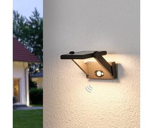Lucande Lampada solare da parete Valerian, a LED, esterni LUCANDE