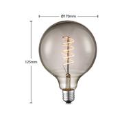 Lucande Lampadina LED E27 G125 4 W fumo 1.800 K dimmerabile LUCANDE