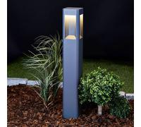 Lucande lampione a LED Annika, antracite, metallo, 80 cm LUCANDE