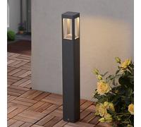Lucande Lampada LED da esterni (Moderno) colore Nero, in Alluminio lampadina inclusa lampioncino paletto luminoso lampada viale lampione