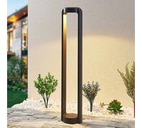 Lucande Lampione a LED Habsa, 80 cm, antracite, metallo LUCANDE