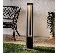 Lucande lampione a LED Pirron, 80 cm, triangolare, IP54 LUCANDE