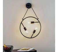 Lucande Linnard applique in acciaio a 3 luci LUCANDE