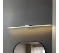 Lucande luce per specchio a LED Kivana, cromata, metallo, 120 cm, IP44 LUCANDE