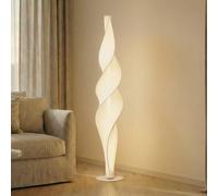 Lucande Piantana LED Novelle, bianca, CCT, altezza 137 cm LUCANDE