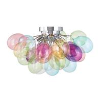 Lucande Plafoniera dimmerabile (Design) colore Multicolore, in Vetro ad es. Soggiorno & Sala da pranzo plafoniera lampada
