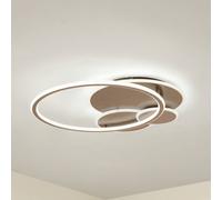 Lucande plafoniera LED Circulo, marrone caffè, CCT, dimmerabile LUCANDE