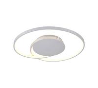 Lucande Plafoniera LED dimmerabile a controllo remoto (Moderno) colore Grigio, in Metallo ad es. Cucina lampadina inclusa lampada plafoniera