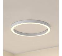 Lucande Plafoniera LED Neor, bianca, Ø 60 cm, CCT, dimmerabile LUCANDE