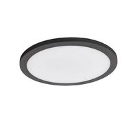 Lucande Plafoniere LED con sensore di movimento (Moderno) colore Nero, in Alluminio lampadina inclusa lampada da esterni per giardino terrazzo balcone e casa plafoniera