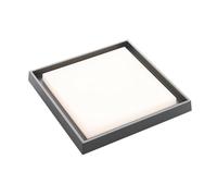 Lucande Plafoniere LED (Moderno) colore Grigio, in Alluminio lampadina inclusa lampada da esterni per giardino terrazzo balcone e casa plafoniera