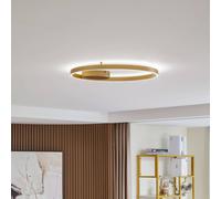 Lucande Smart LED plafoniera Moise, oro, CCT, Tuya LUCANDE