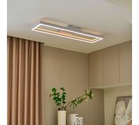 Lucande Smart Plafoniera LED Tjado, 100 cm, bianco, RGBW LUCANDE