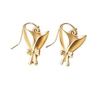 Lucaqina Orecchini Alla - Gioielli Creativi In Lega Oro Argento - Orecchini Portabouquet Floreale,Per Matrimonio Ballo Di Fine Anno Festa Tutti I Giorni Appuntamenti Festa Della Mamma Compleanno
