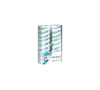 Lucart Professional, AquaStream 1, Carta Igienica a Rotolo in Pure Pulp, Ideale per Bagni Pubblici e Uffici, 6 Rotoli da 200 strappi per confezione, 9,5x11 cm, 12 confezioni