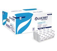 Lucart Professional asciugamani 863045, piegati a V, di tipo V2, resistenti, lotto da 20 confezioni da 3000 pezzi