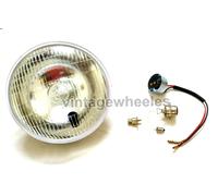 Lucas 7 Inch Originale Fanale Unità Con Pilota BSA Dbd 500cc Rocket Gold Star