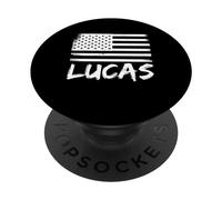 Lucas Cittadinanza Nome Nome Nome Personalizzato Compleanno PopSockets PopGrip Adesivo