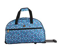 lucas Designer Carry On Luggage Collection - Borsone leggero da 55,9 cm - Weekender Overnight, CAMPO CUORE BLU, 22in, Lucas Acceleratore, 20 pollici