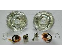 Lucas Fanale Guida a Sinistra Conversione Alogena Kit Per Land Rover 1 2 2a 3