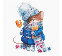 Lucas Kit punto croce - Mouse natalizio B1168