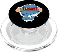 Lucas Name Superhero Gift for Boys Named Lucas PopSockets PopGrip per MagSafe