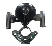 Lucas Replica Faretto Faro Lampada 7" Con Staffe E Giogo Per Royal Enfield BSA