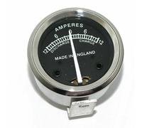 Lucas Repro Amperometro 12 AMP Ammeter 12V Per Norton BSA Triumph Ariel Ajs ECs