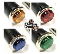 Lucas SPB354 355 356 357 Rosso Ambra Verde Blu Allarme Faro Set Di 4 + Lampadine