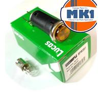 LUCAS Spia Avviso Lampada Fari Di Pericolo Amber 12V + Lampadina Auto