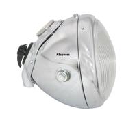 Lucas Tipo 7 " Cromo Faro Con Pilota Lampada Ammeter Interruttore Per Norton Aes
