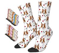 LucBuy Calzini Personalizzati con Foto, Simpatici Calzini Personalizzati con Zampe di Animali Domestici, Calzini Personalizzati, Regali Divertenti per Gli Amanti dei Cani e Dei Gatti (D30)