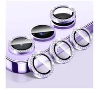 LucBuy Pellicola Protettiva per Obiettivo Della Fotocamera per Samsung Galaxy A35/A55, Pellicola Protettiva per Schermo Della Fotocamera in Vetro Temperato Diamond, Anelli Metallici Singoli