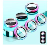 LucBuy Pellicola Protettiva per Obiettivo Della Fotocamera per Samsung Galaxy S25 Ultra, Pellicola Protettiva per Schermo Della Fotocamera in Vetro Temperato Diamond, Anelli Metallici Singoli