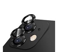 LucBuy Protezione per Obiettivo Della Fotocamera per iPhone 12/12 Mini, Pellicola per Schermo con Lente Circolare in vetro Temperato HD in Lega di Alluminio,Anti-graffio Facile Installazione