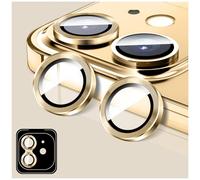 LucBuy Protezione per Obiettivo Della Fotocamera per iPhone 17 Air, Protezione per Schermo in vetro Temperato HD per Fotocamera, Anelli Metallici ad Allineamento Automatico